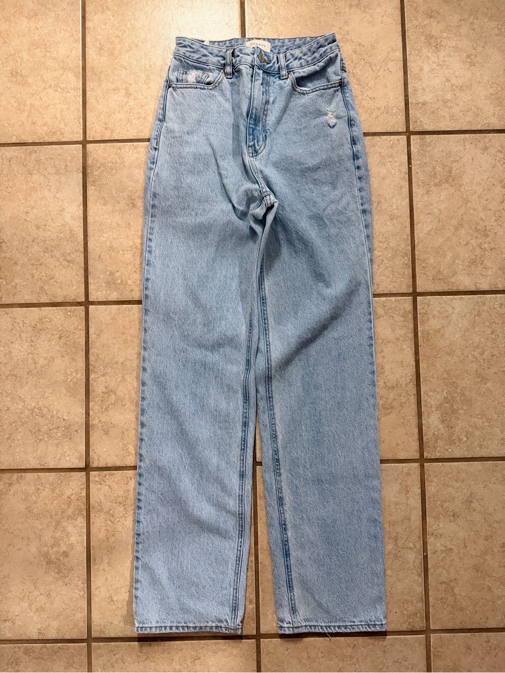 Light Wash High Rise Boyfriend Jeans